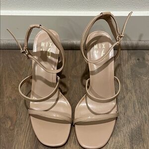 Mix No. 6 Nude Strappy Heels